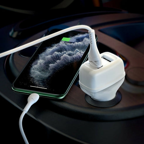 Car charger “Z36 Leader” dual port set with cable